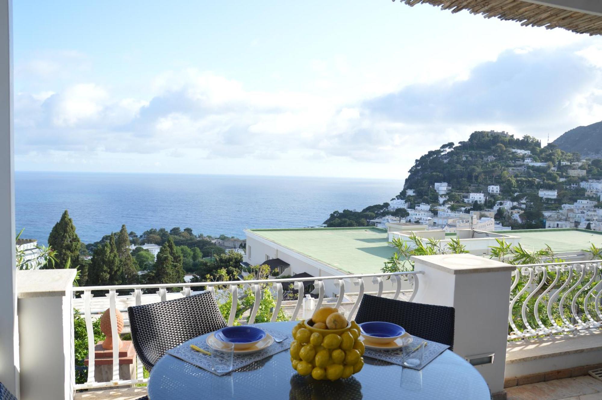 Villa La Panoramica 3 Camere 3 Bagni 卡普里 外观 照片