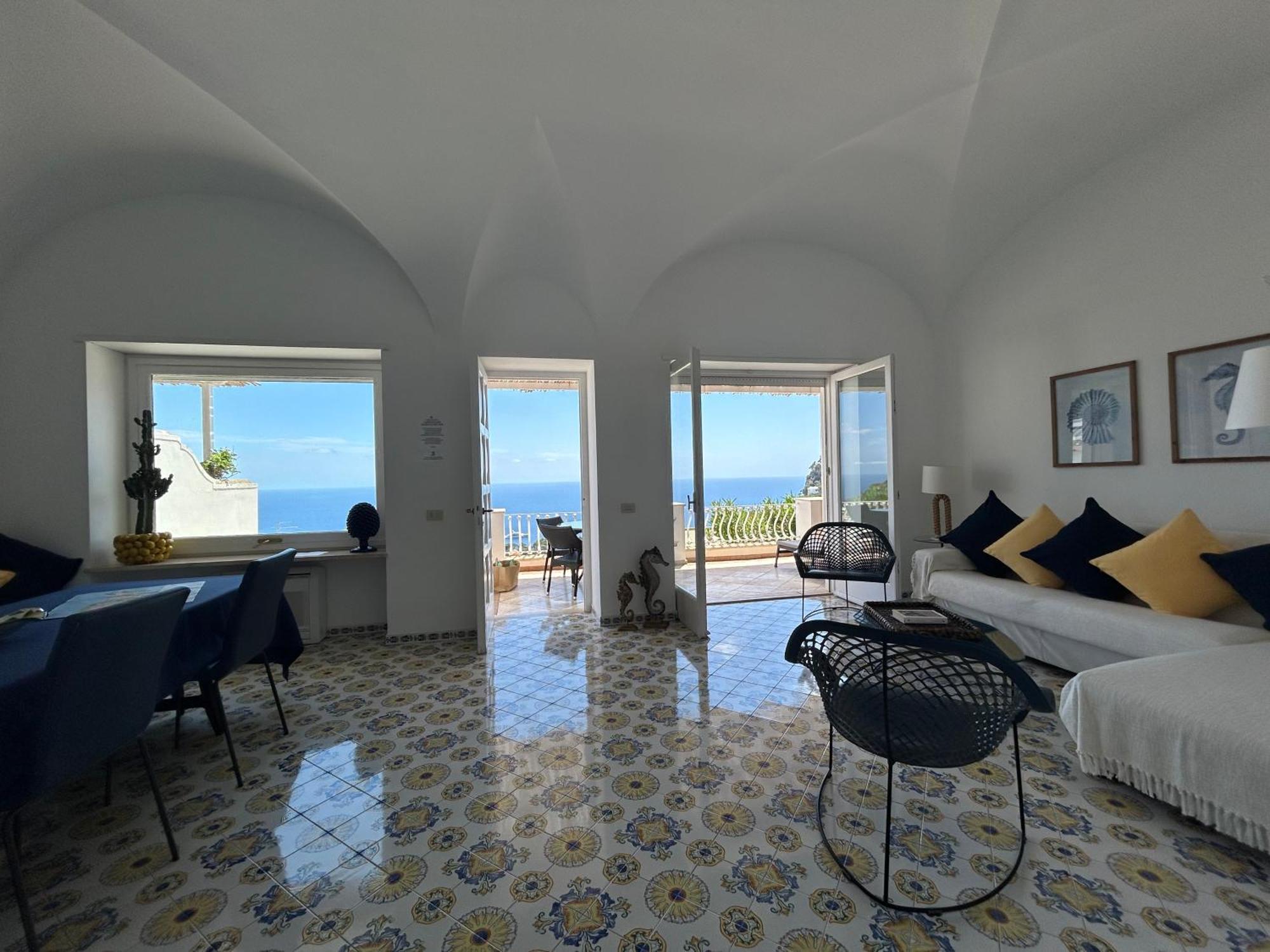 Villa La Panoramica 3 Camere 3 Bagni 卡普里 外观 照片