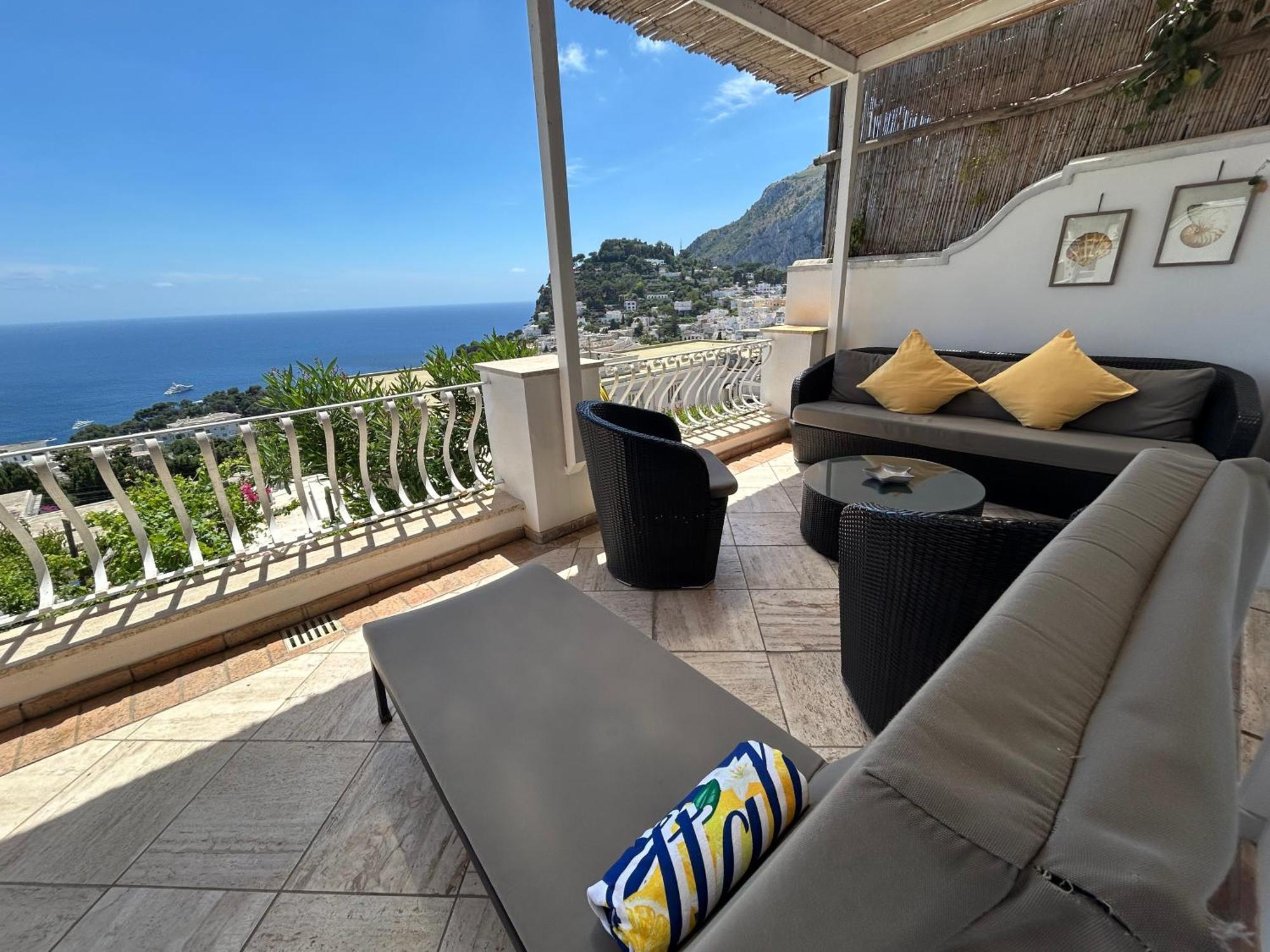 Villa La Panoramica 3 Camere 3 Bagni 卡普里 外观 照片